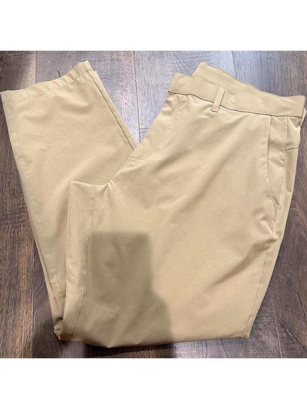 Fabletics Men's Tan and Khaki Trousers